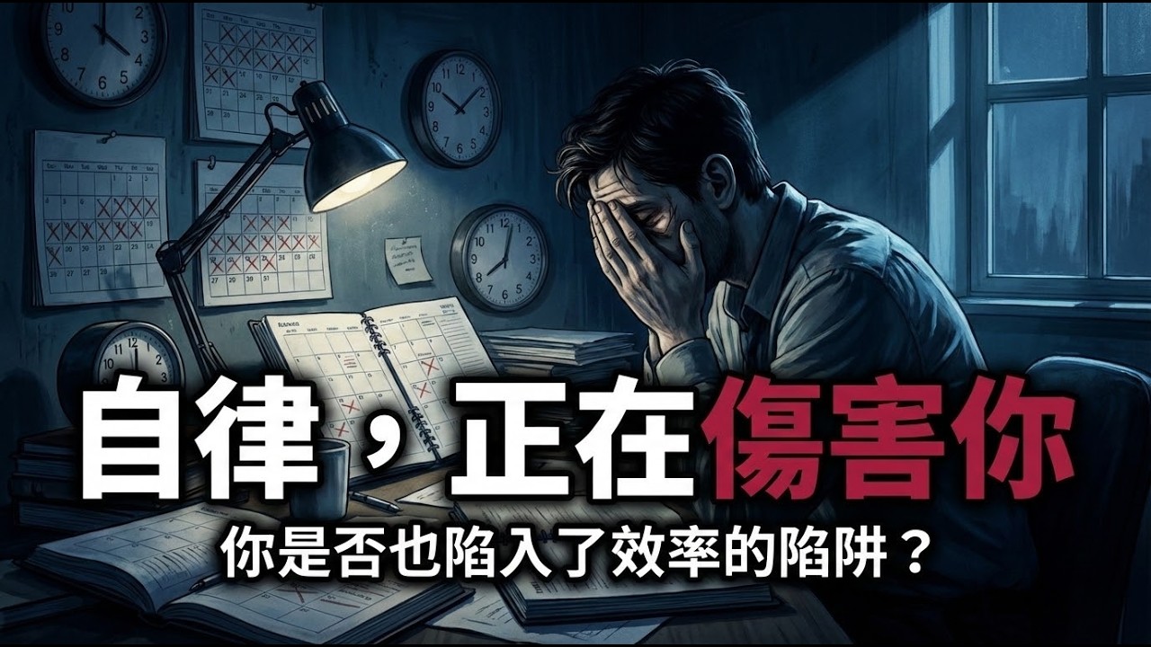警惕以自律為名的自我懲罰：破解焦慮型成長陷阱，找回內在驅動力與情緒管理能力