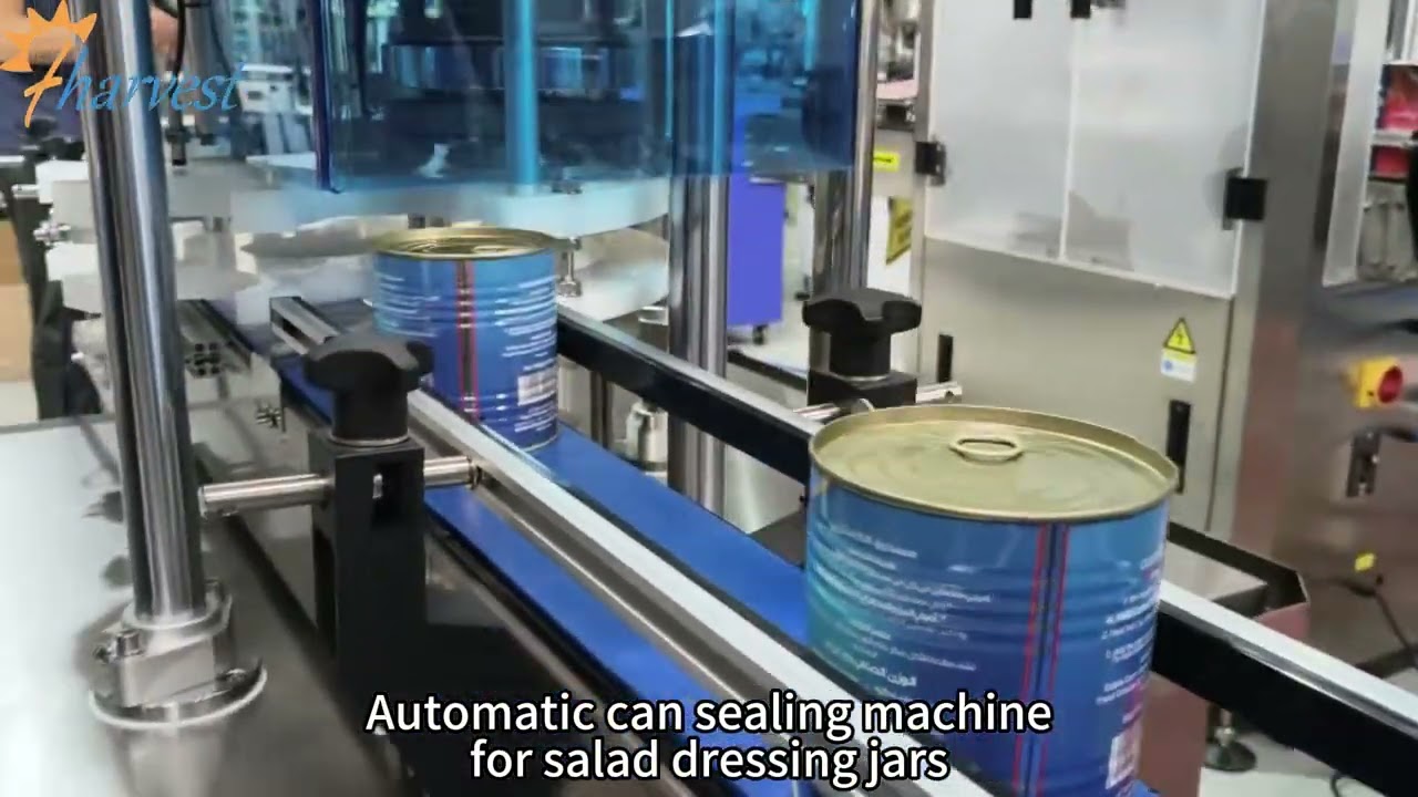 Fully automatic salad dressing can sealing machine, tinplate can seamer machine,can sealer equipment