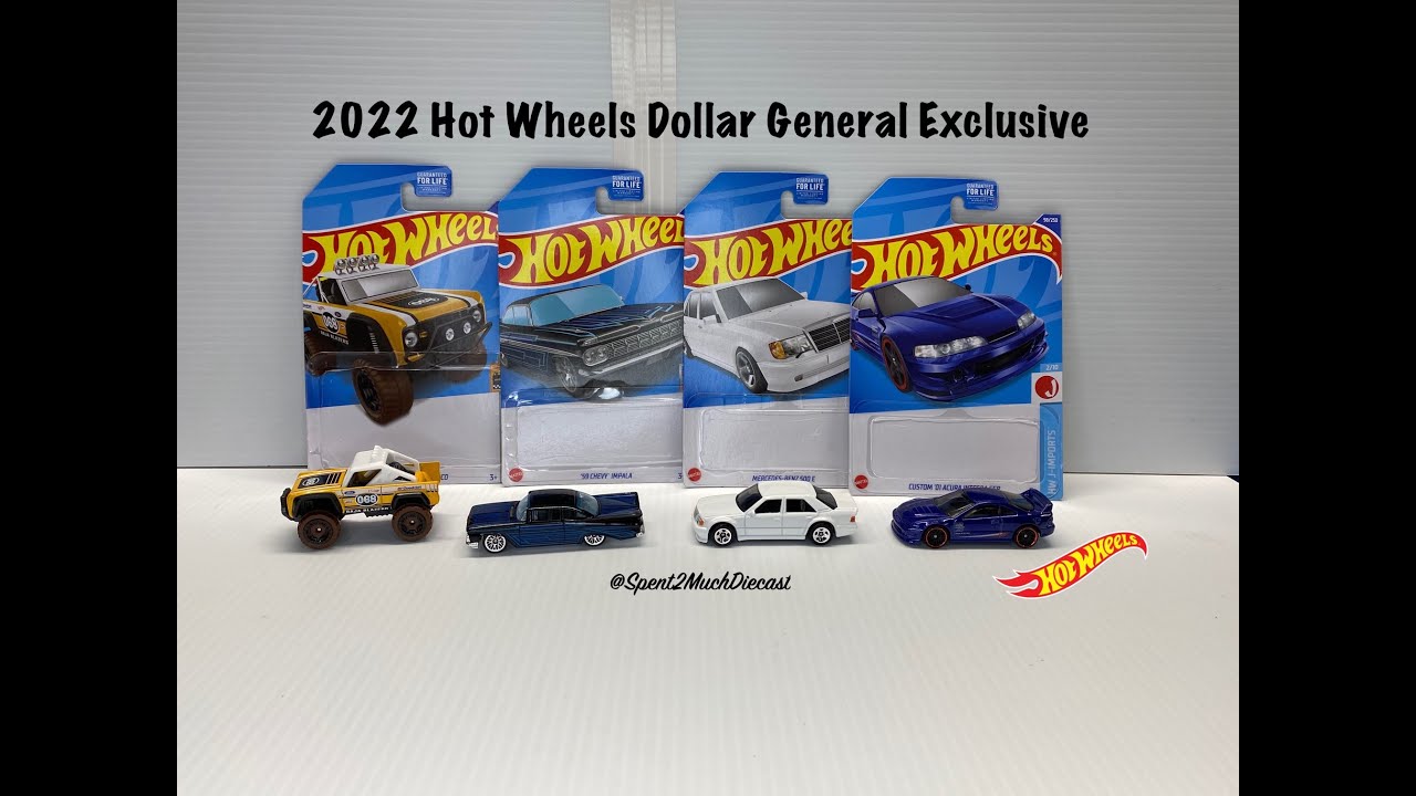 2022 Hot Wheels Dollar General Exclusive | Recolor | Diecast Unboxing | Mercedes-Benz | Acura GSR