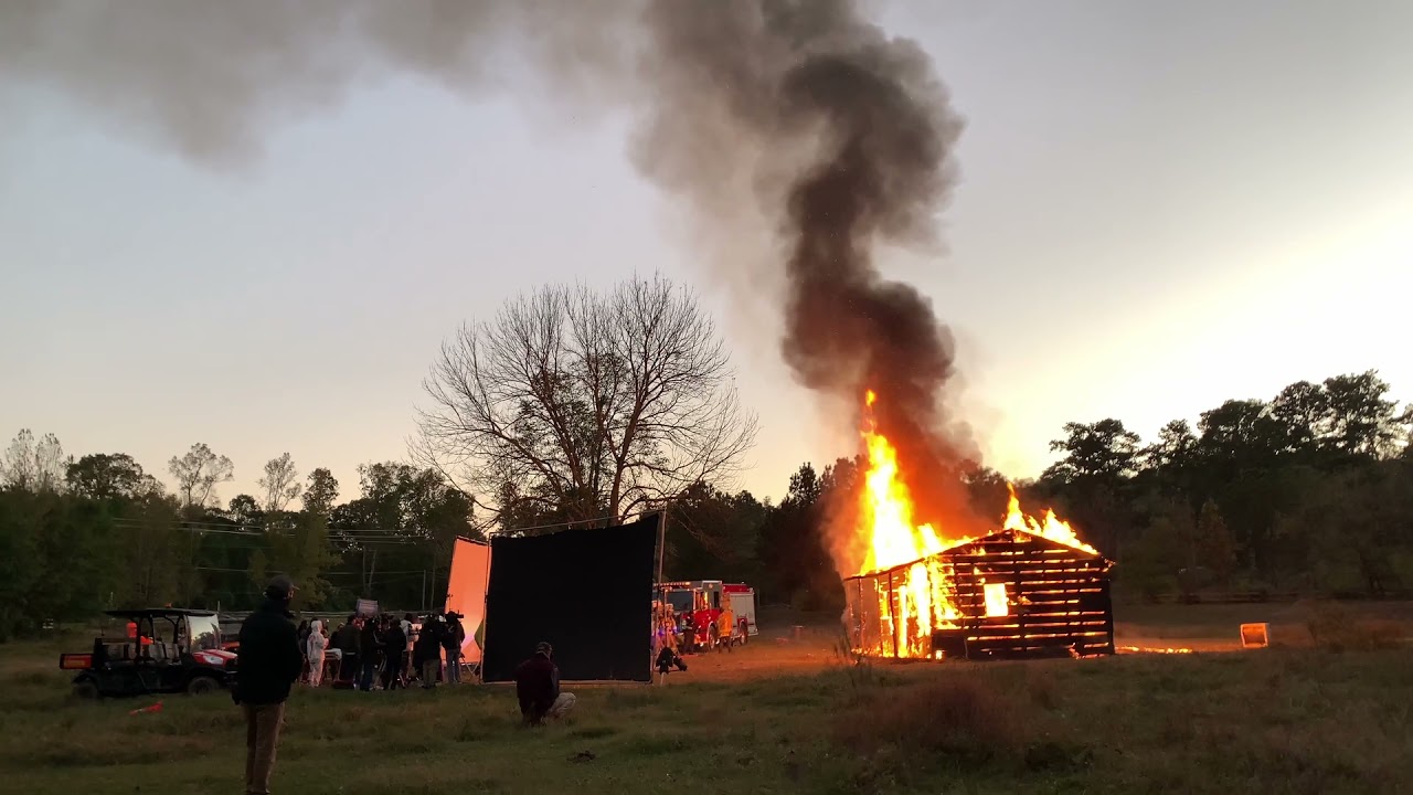 Behind the Scenes movie making Cabin Burn 2020