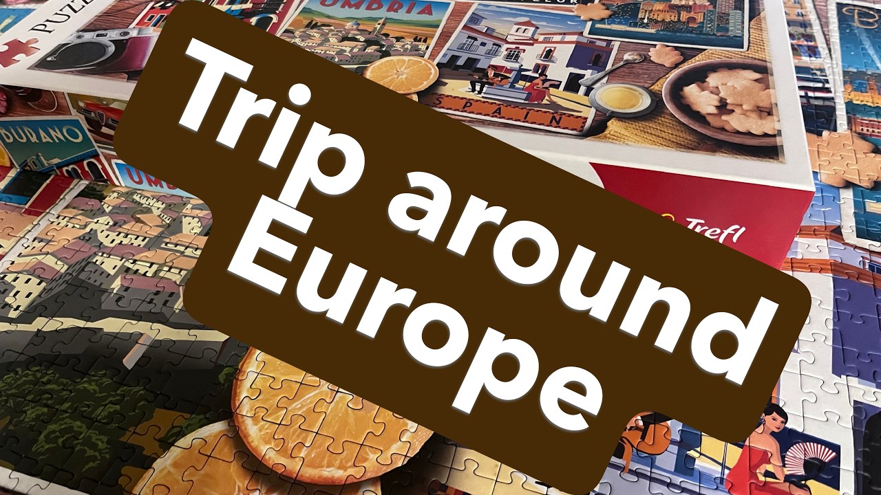 🌍🧩 Traveling Around Europe by Trefl