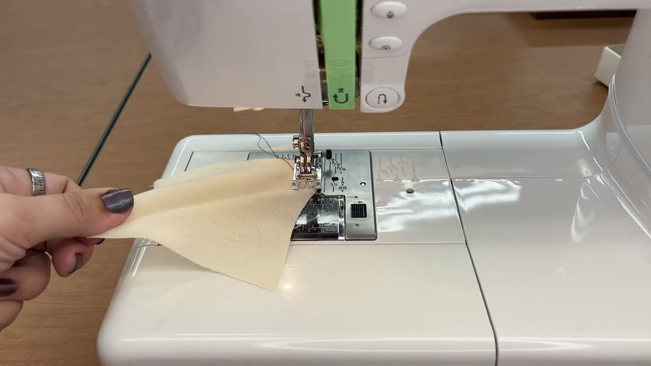 How to operate a sewing machine
