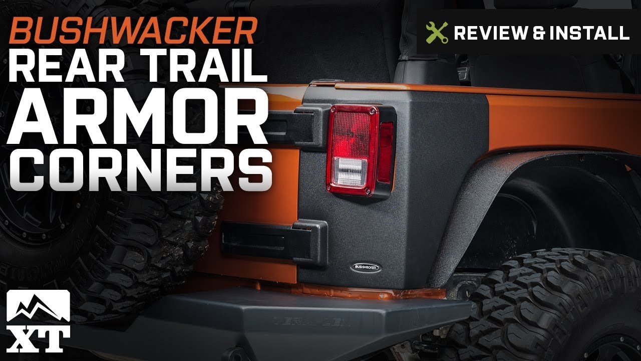 Jeep Wrangler Bushwacker Rear Trail Armor Corners (2007-2017 JK) Review & Install