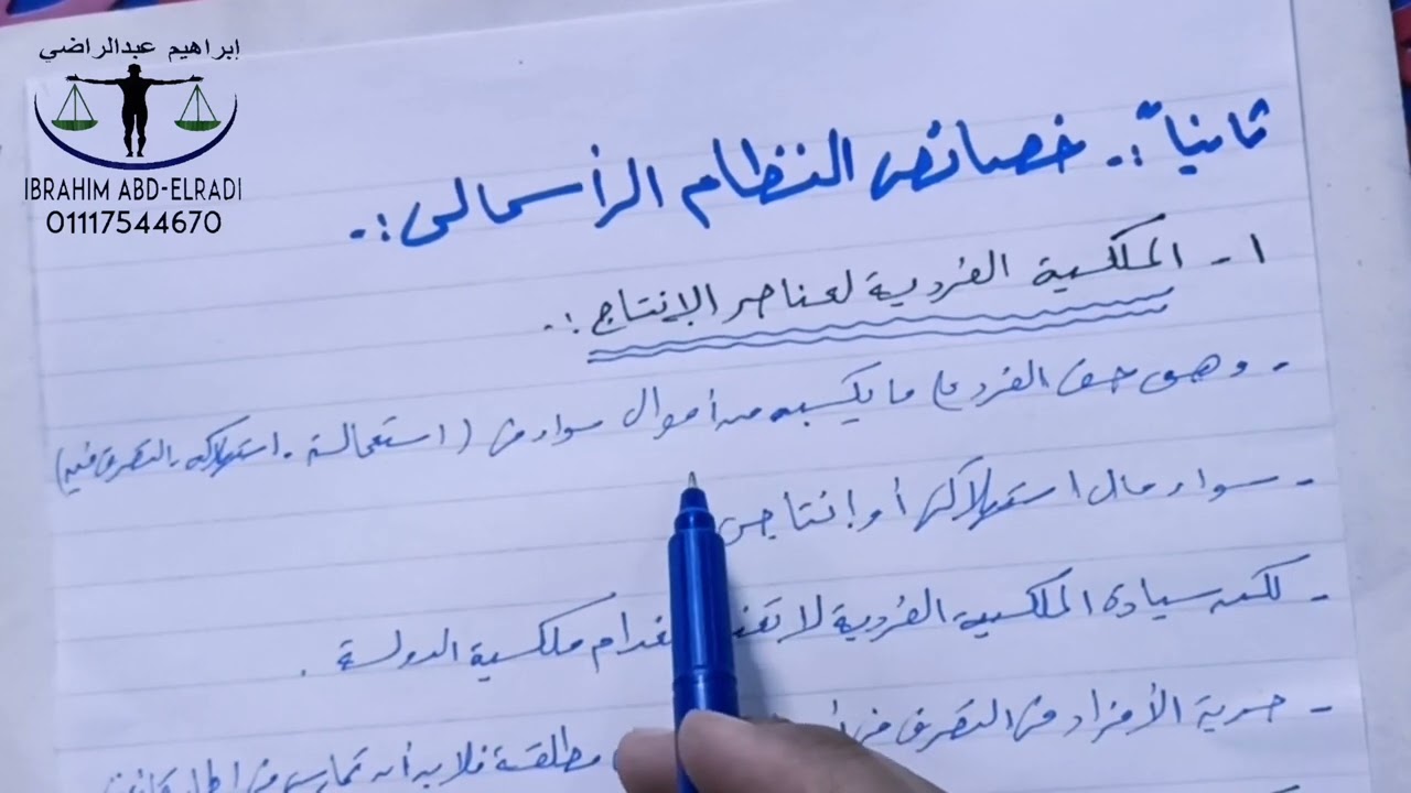 النظام الرأسمالي  الإقتصاد الكلي