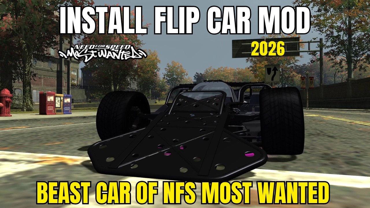Как скачать и установить мод Flip Car в NFS Most Wanted (2026) | 100% работает на Windows 10 и 11