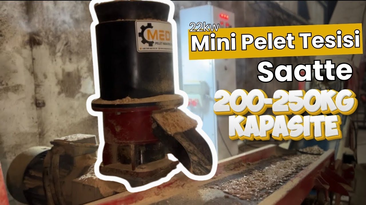Mini Pelet &Uuml;retim Tesisi Saatte 200-250KG Kapasiteli | Mehmet &Uuml;lk&uuml;men