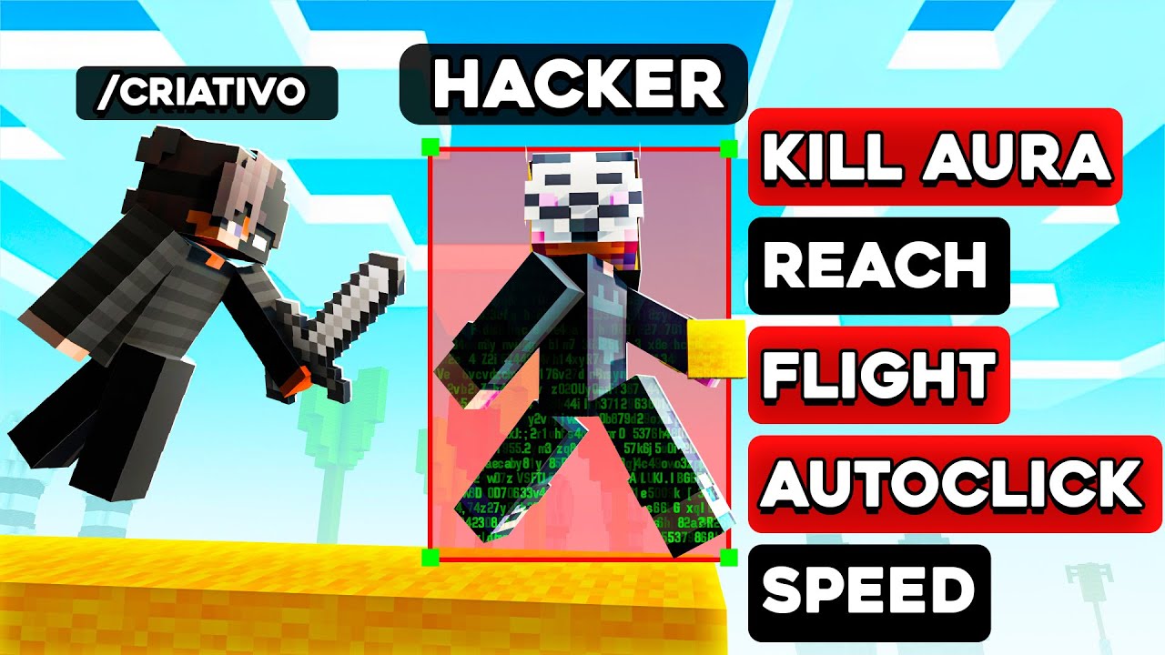 Trolando Hackers no Bedwars Usando Criativo
