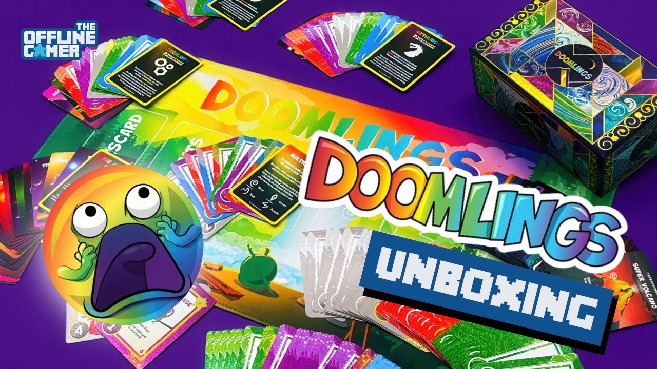 🌍💥 DOOMLINGS UNBOXING | A Delightful Card Game for the End of the World! 💥🌍