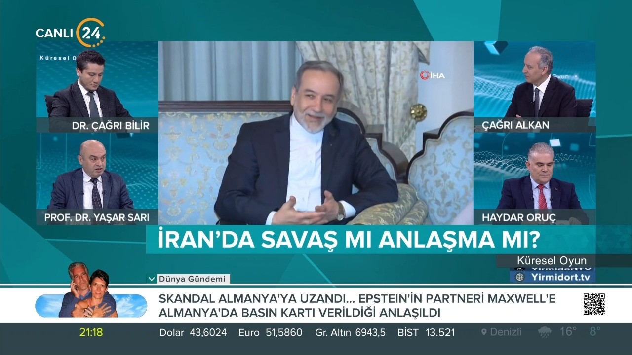 Çağrı Alkan ile “Küresel Oyun” / İran'da Savaş Mı Anlaşma Mı? – 08 02 2026