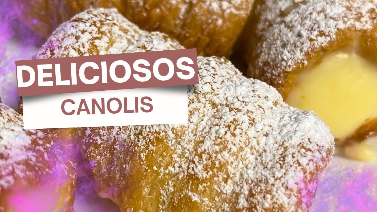 Los Mejores Canolis con Crema Pastelera al mejor estilo Venezolano ❤️