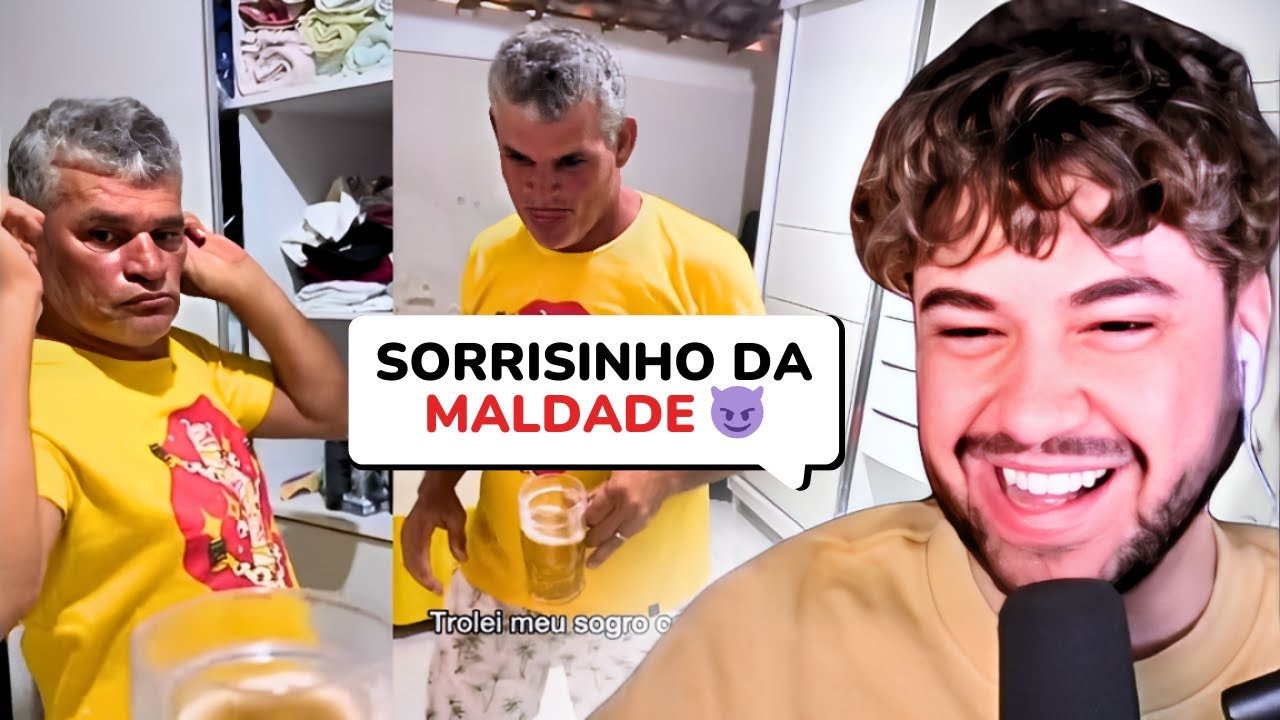 TROLEI MEU SOGRO - React TikToks Brino