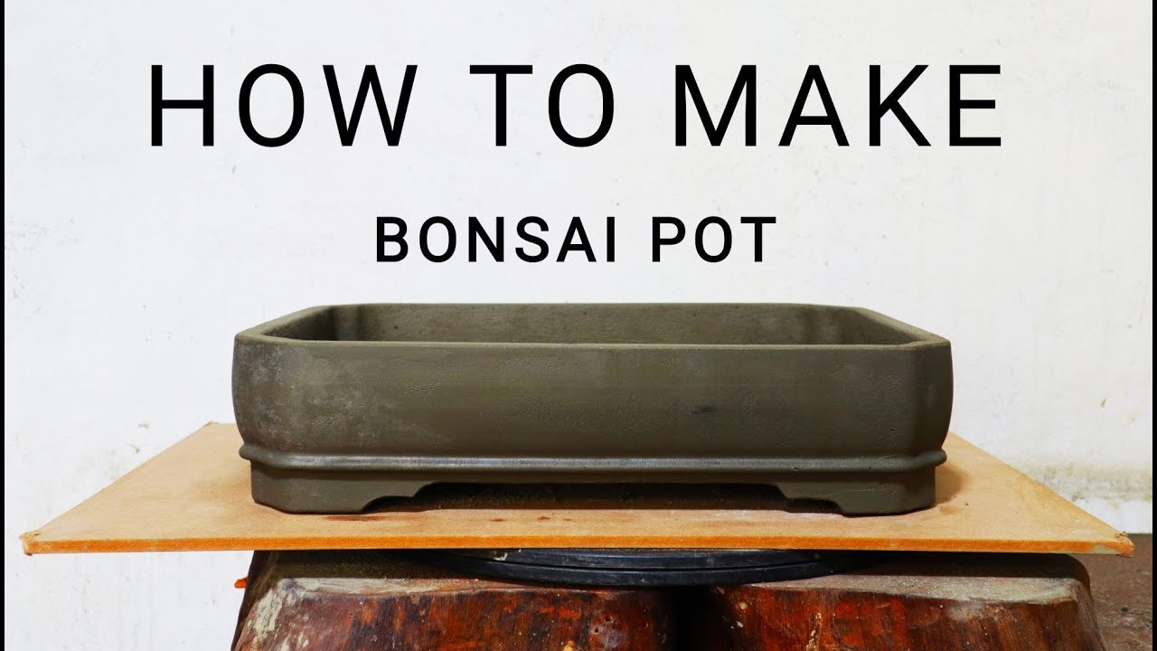 How to make Bonsai pot pt-1 Rectangle pot