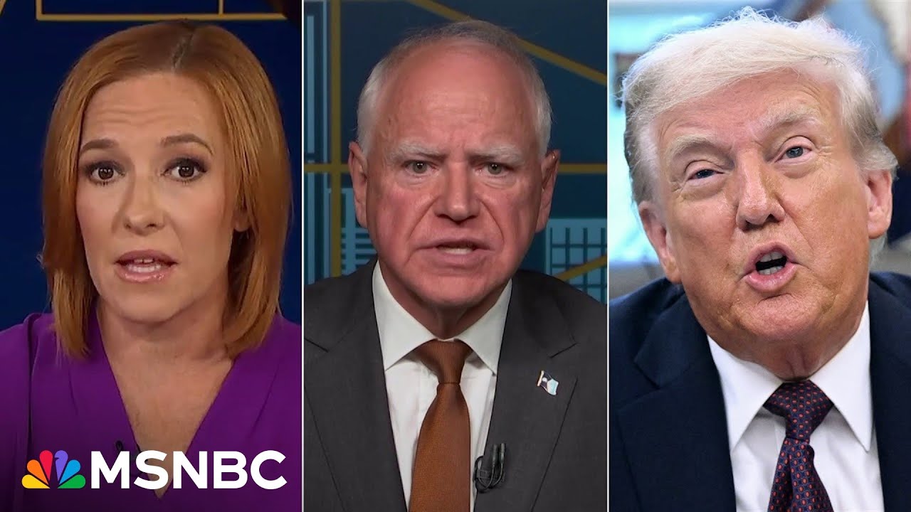 Gov. Walz TRASHES Trump on shootings, national guard, economy