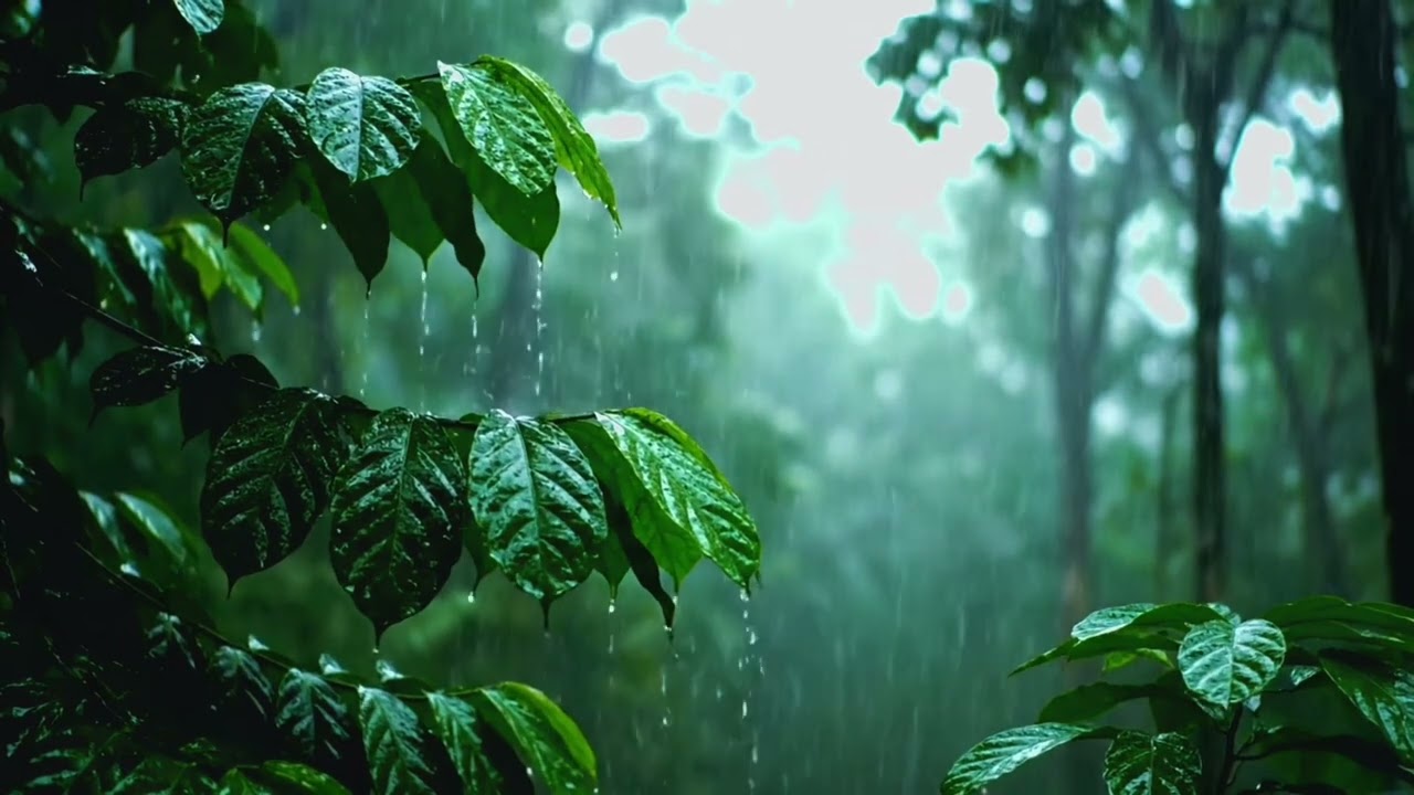 Forest Rain: 1 Hour of Nature’s Calm 