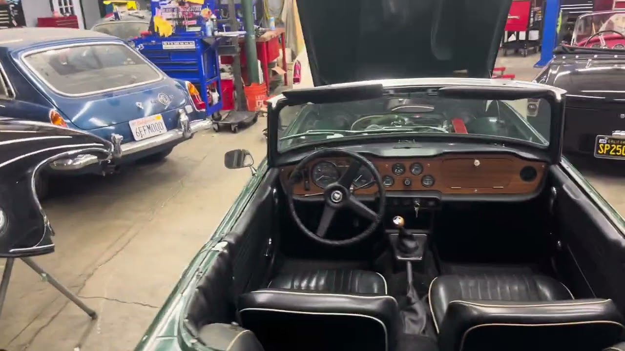 1968 Triumph TR250 Cold Start Video
