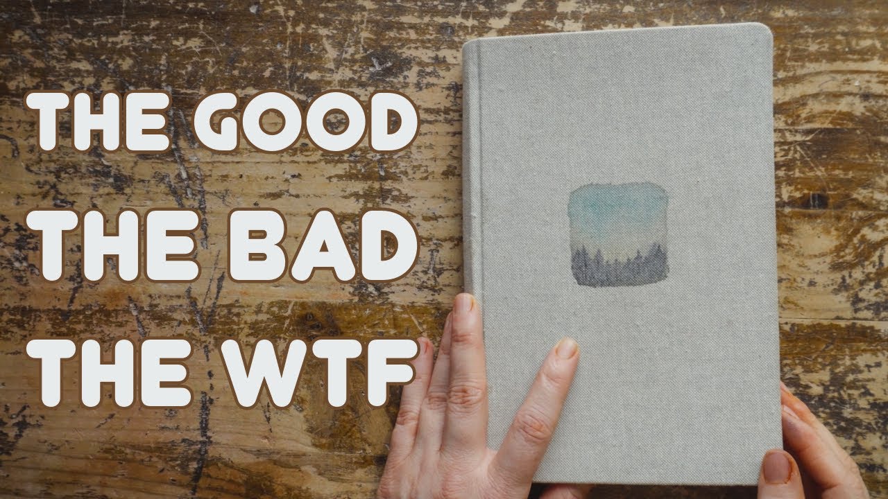 Flip Through my First Watercolor Sketchbook : It's Allowed to Suck, and So Are You