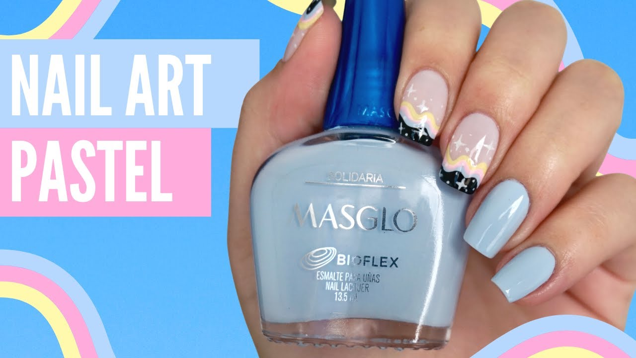 Nail art PASTEL con Esmaltes Masglo