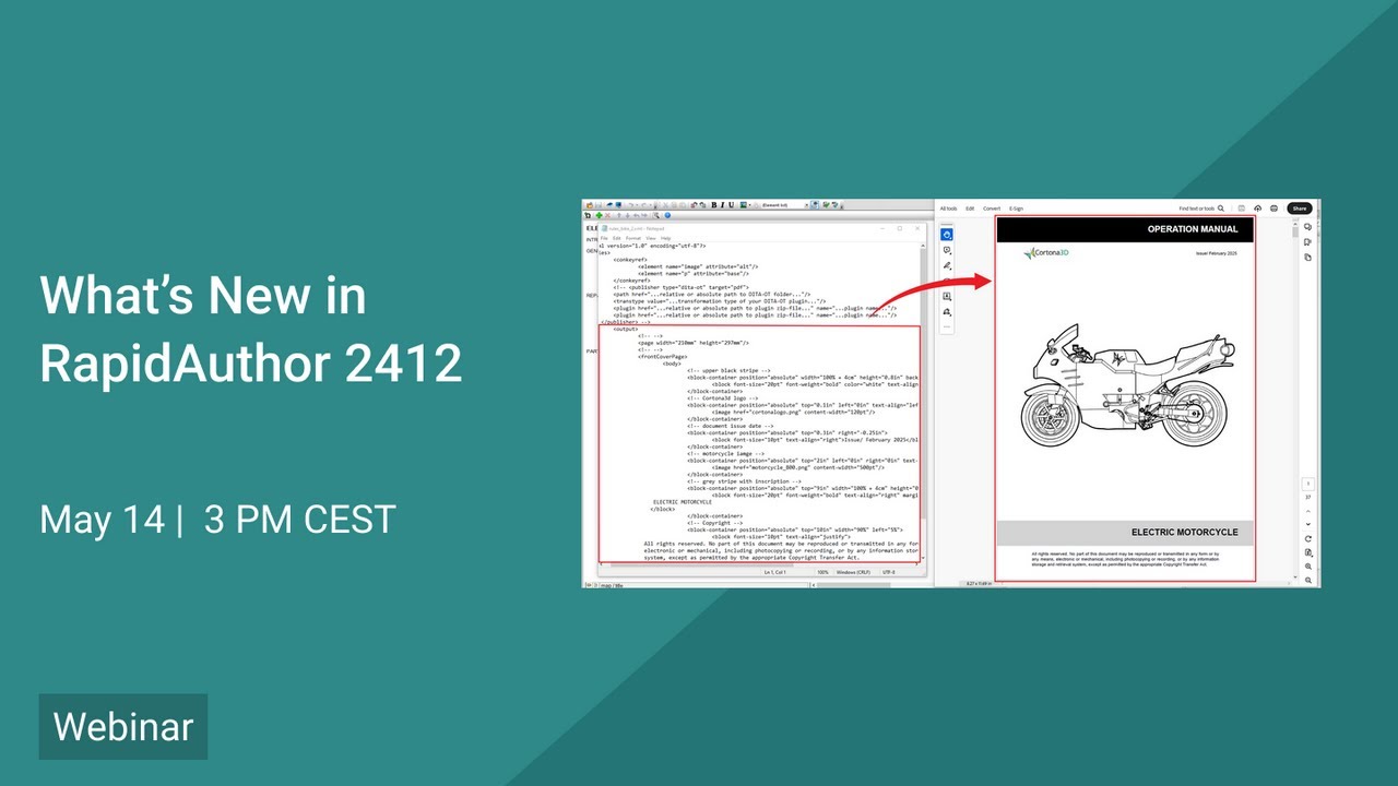 What's new in RapidAuthor 2412 webinar