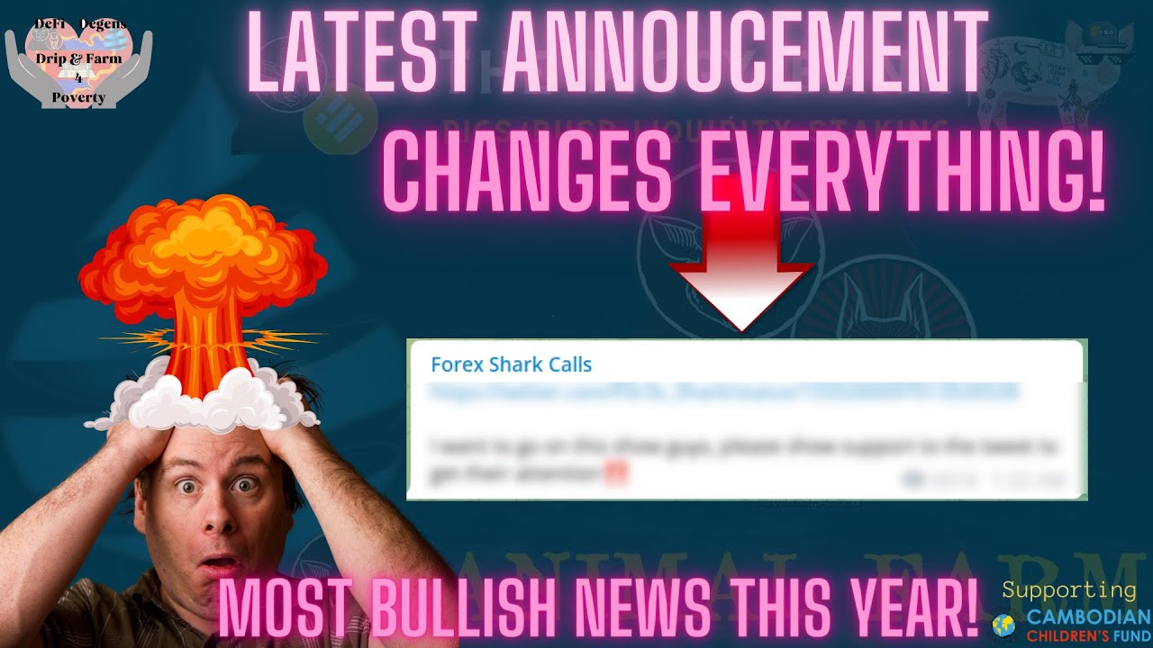Drip Network Forex Shark announcement insanely bullish