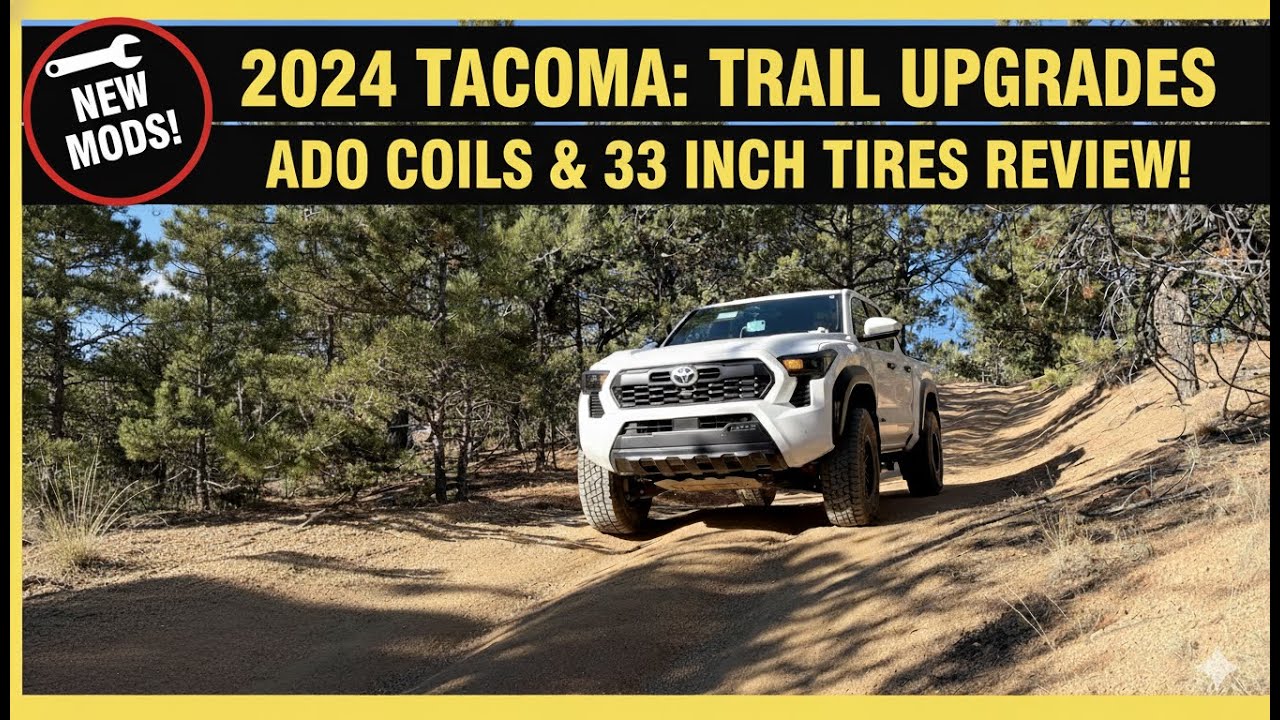 Trail Ride - Reviewing 2024 Tacoma Upgrades | All Dogs Off Road Coils | Nitto G3s | RRW Wheels