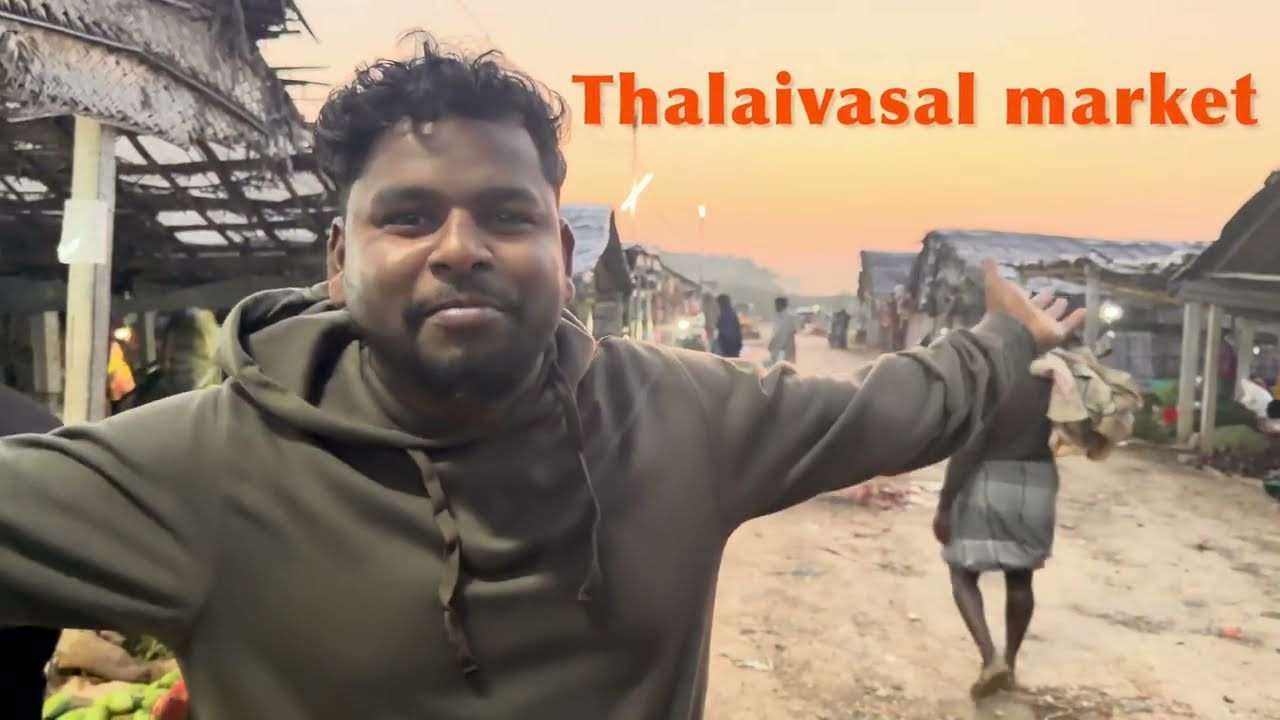 Thalaivasal Market Vibes 🥬 | Vegetable Shopping ft. Vijay arunachalam 