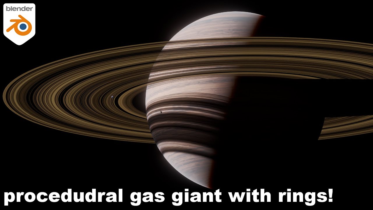 Make a procedural gas giant with Blender - Blender Tutorial
