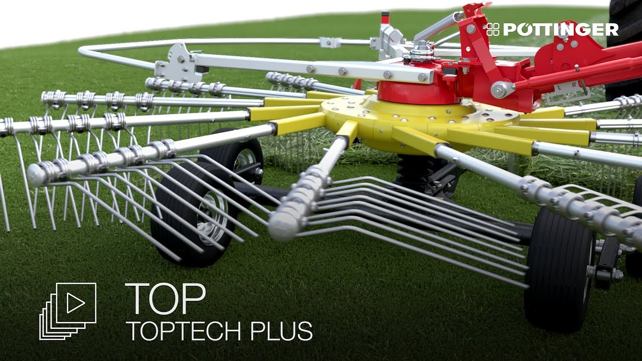 PÖTTINGER - TOP rakes - TOPTECH PLUS animation [EN]