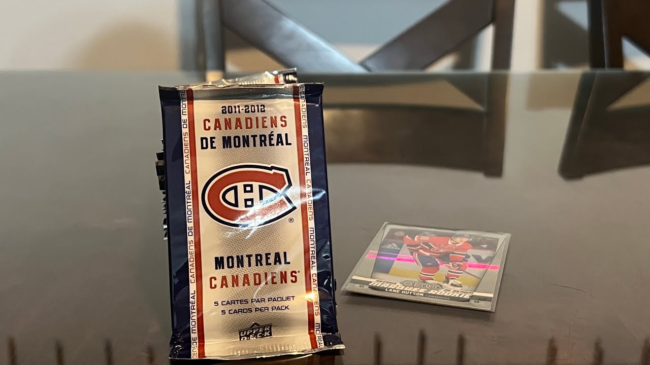 25 Packs of 2011-12 Upper Deck McDonalds  Montreal Canadiens Hockey 