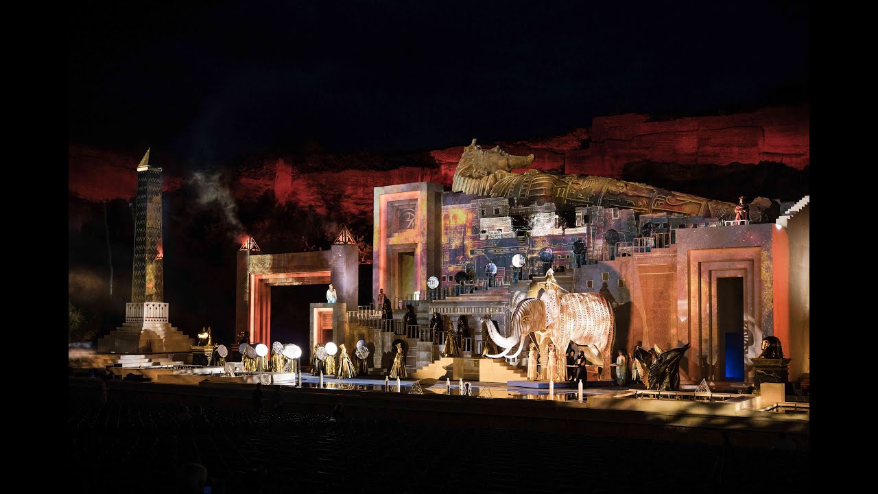 Premiere von AIDA in der Oper im Steinbruch 2024