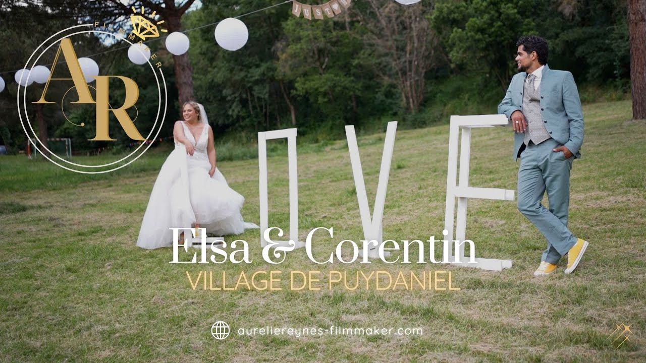 VIDÉO PRIVÉE Mariage Elsa & Corentin | Puydaniel | Haute-Garonne