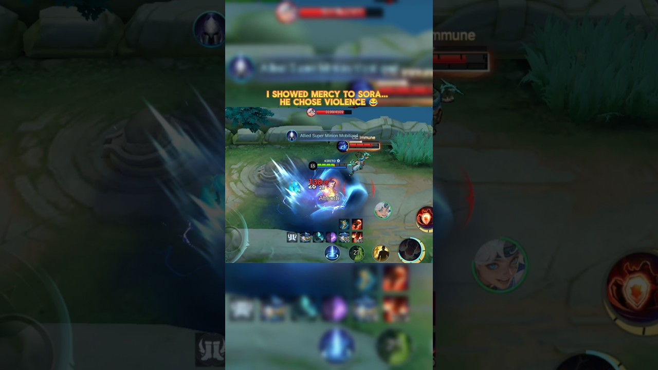 I showed mercy to Sora&hellip; he chose violence 😂 #shorts #moba5v5 #aldous