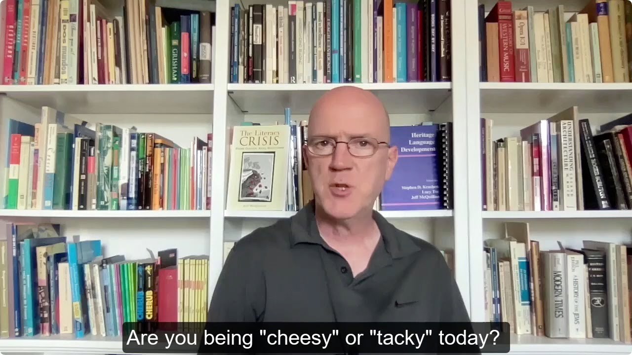 How to Avoid Being Cheesy and Tacky