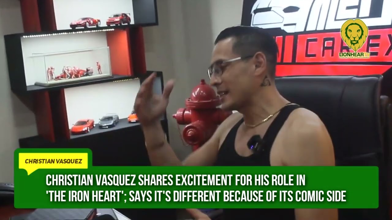 Christian Vasquez shares excitement for his role in 'The Iron Heart'