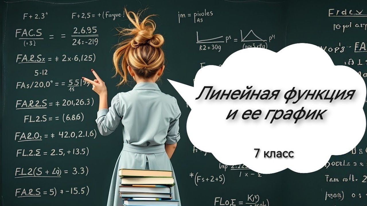 Линейная функция и её график. Алгебра, 7 класс