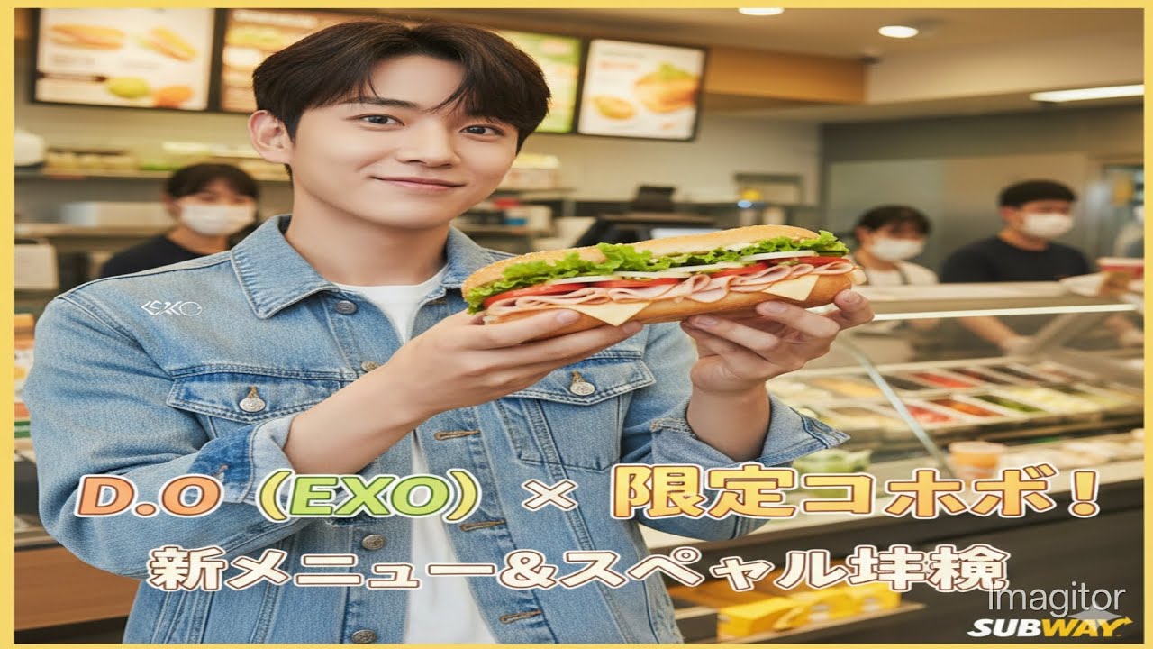 🥪✨ Subway Korea x DOH KYUNGSOO #japan #korean #kpop #exo #exokpop #japanese 