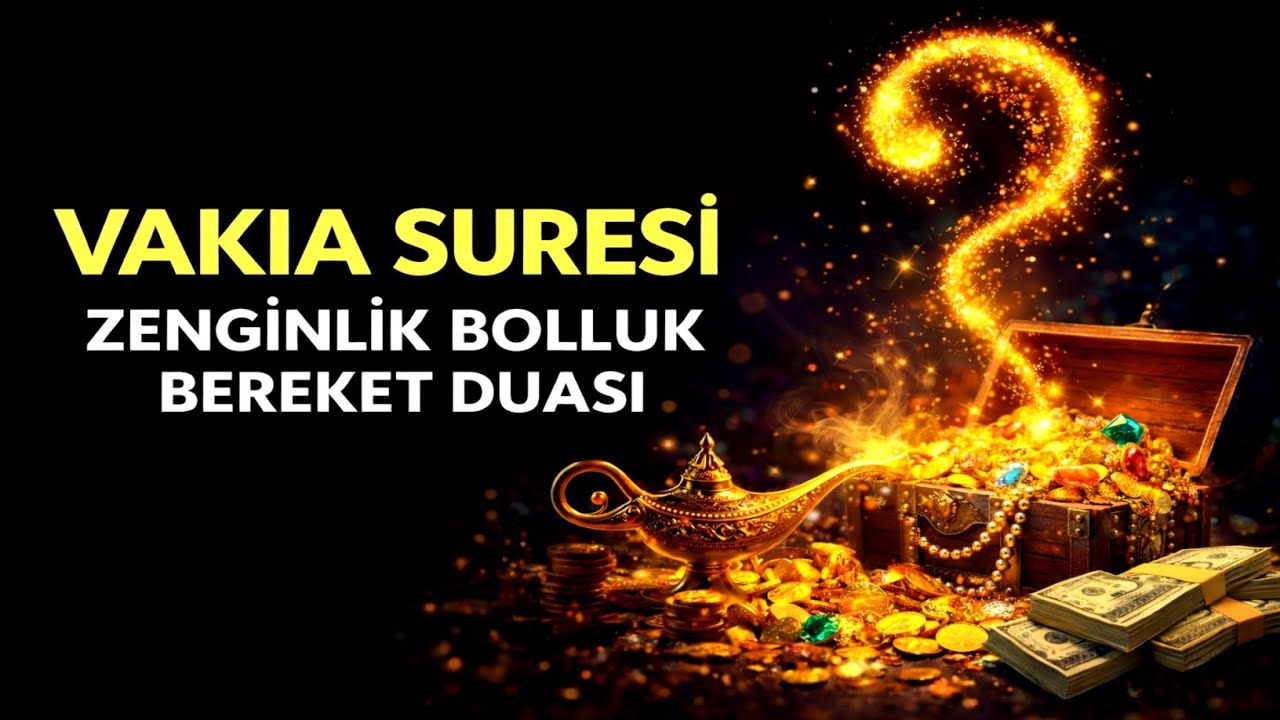 Vakıa Suresi | Rızık, Bereket ve Zenginlik Duası - Bolluk Ayetleri
