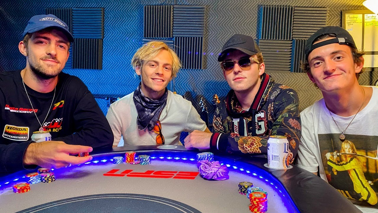 Playing Poker w/ Ross, Rocky & Ryland Lynch!