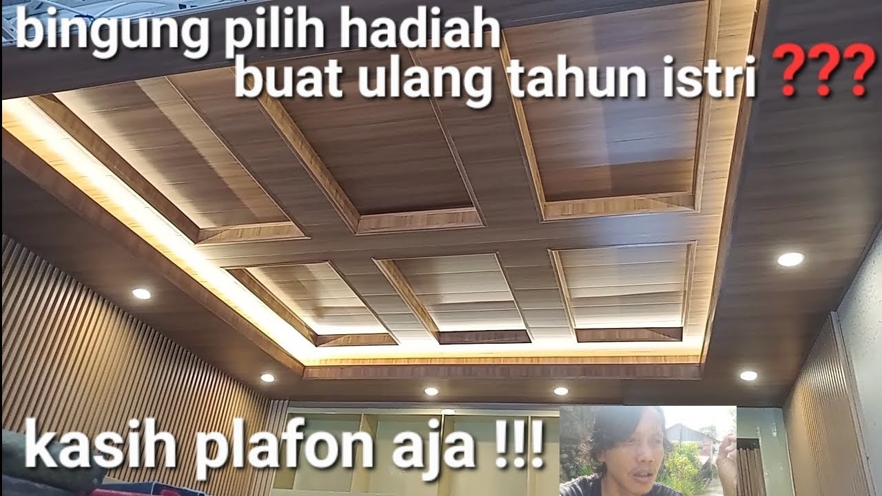 Plafon baru lagi, cara buat plafon gantung saling silang