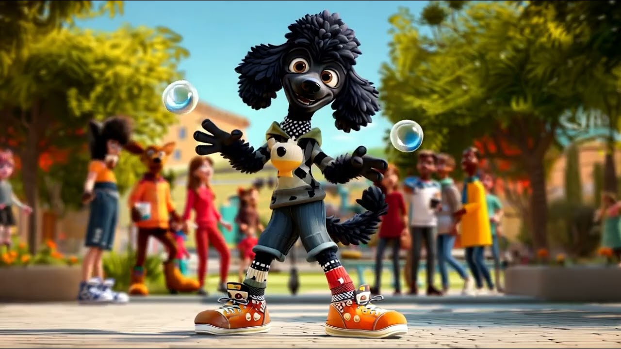 Meet Tyrone the Silly Poodle! 🐩😂 Fun Character Song for Kids | Smart & Silly Squad