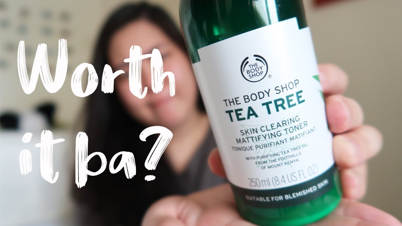 The Body Shop Tea Tree Mattifying Toner | WORTH IT BA? (Skincare Review)