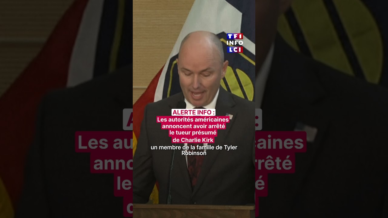 Meurtre de Charlie Kirk : le tireur pr&eacute;sum&eacute; arr&ecirc;t&eacute;｜LCI
