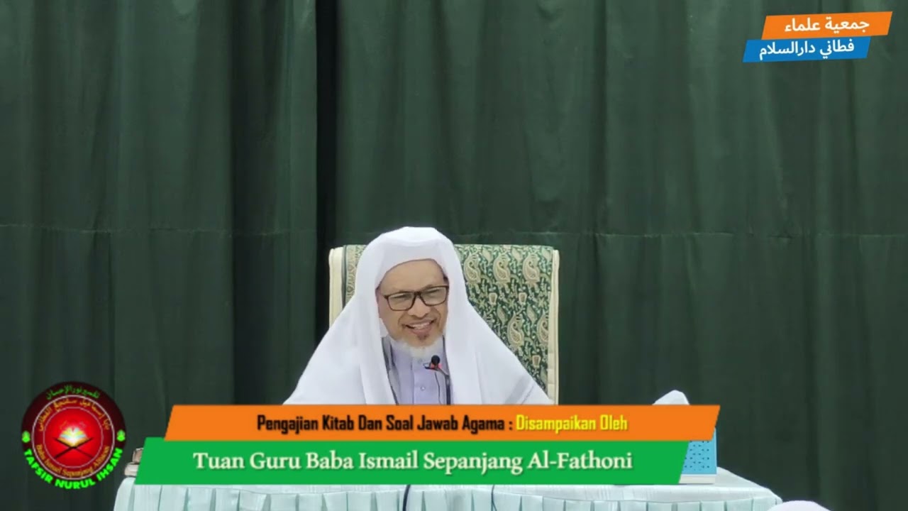 Baba Ismail Sepanjang - Masalah Solat Berjamaah Terlupa Niat Makmum