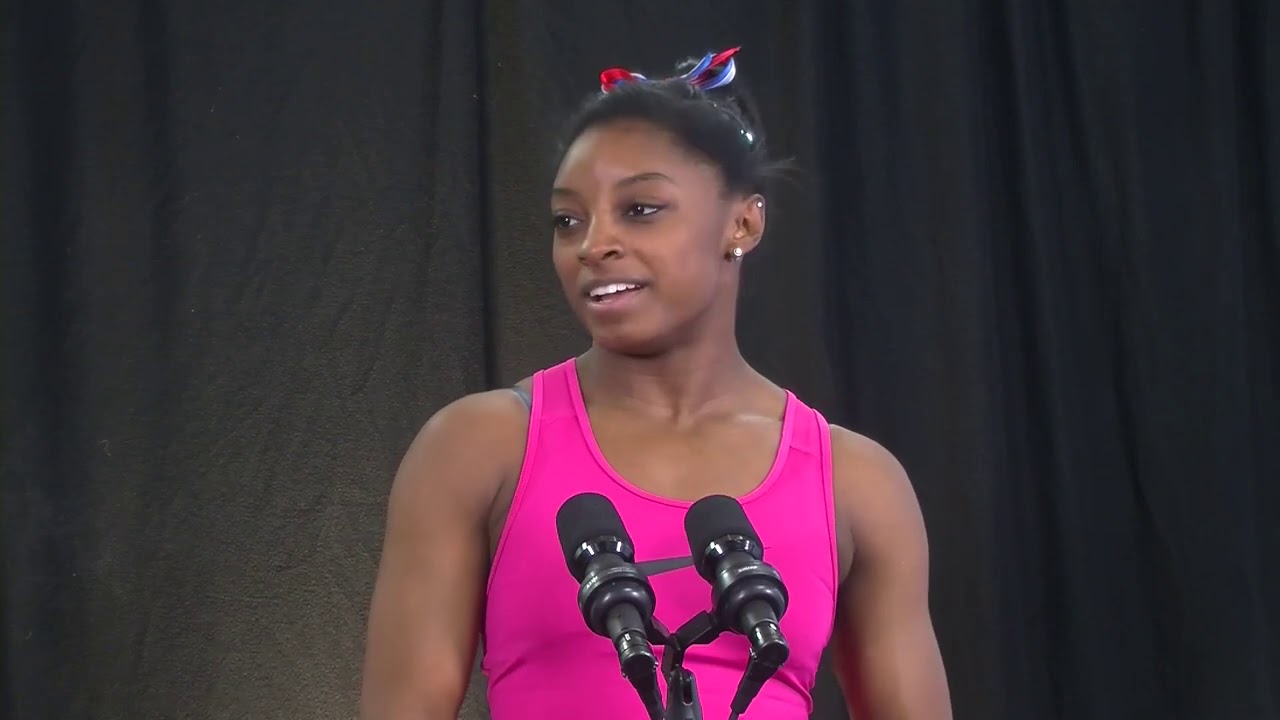 Simone Biles after Making the 2016 Olympic Team - Full Press Conference