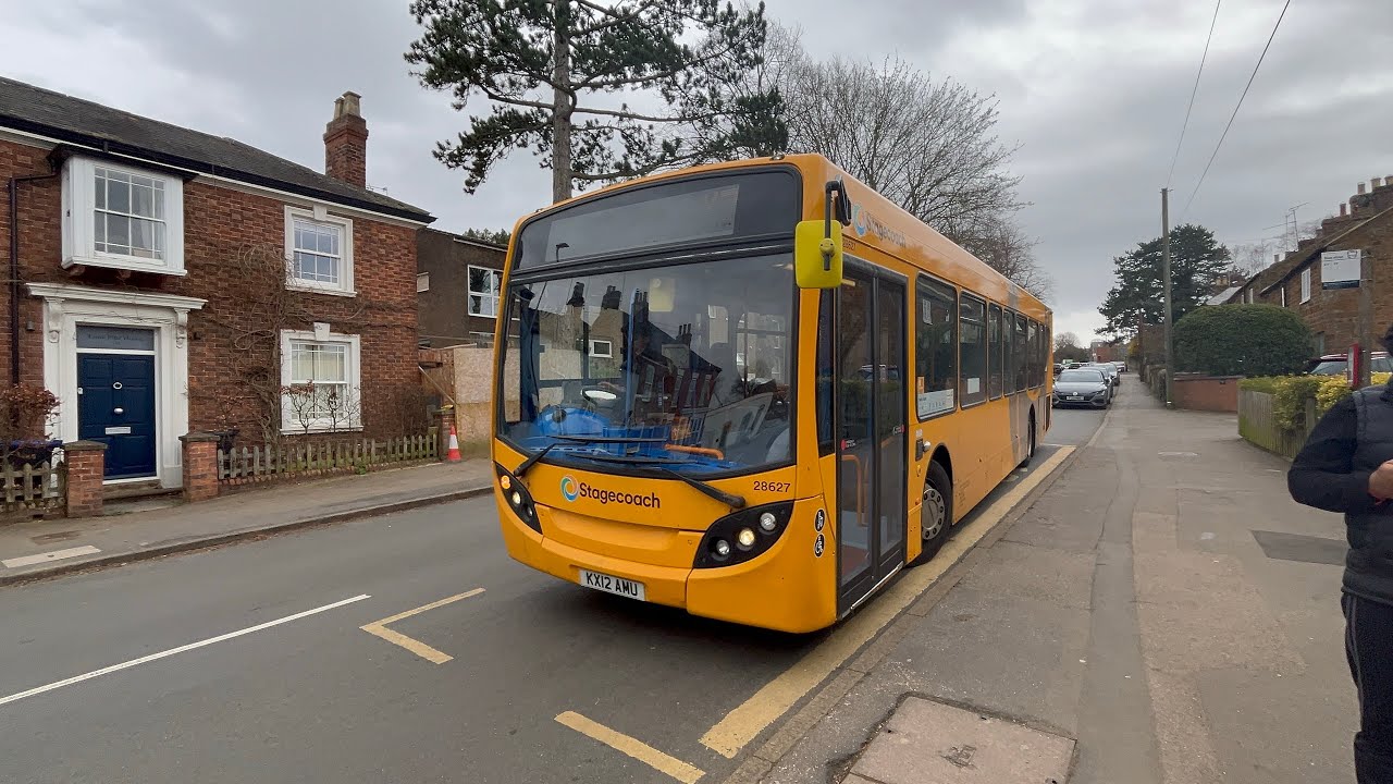 [4K | Nice] X7 to Leicester | SC Midlands | ADL Enviro 300 Scania K230UB ZF (KX12 AMU - 28627)