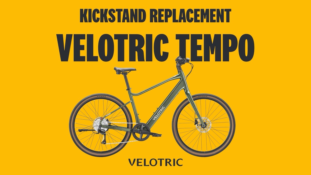 Tempo Adjustment & Maintenance: Kickstand