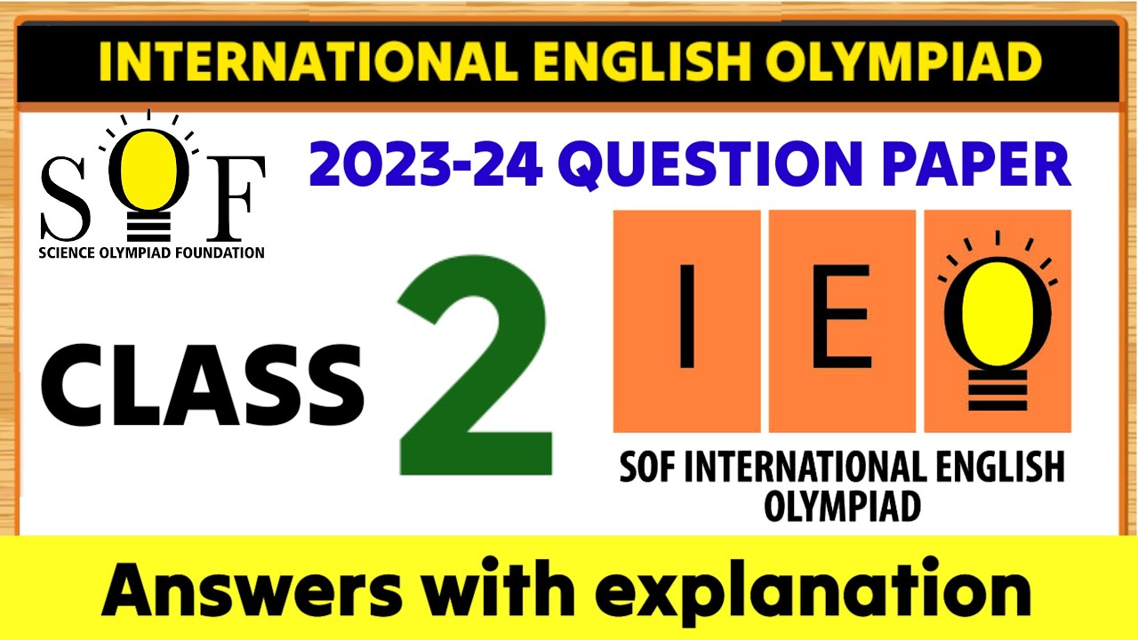 English Olympiad class 2 | SOF IEO CLASS 2 | IEO OLYMPIAD CLASS 2 | IEO 2023-24 class 2 | #olympiad