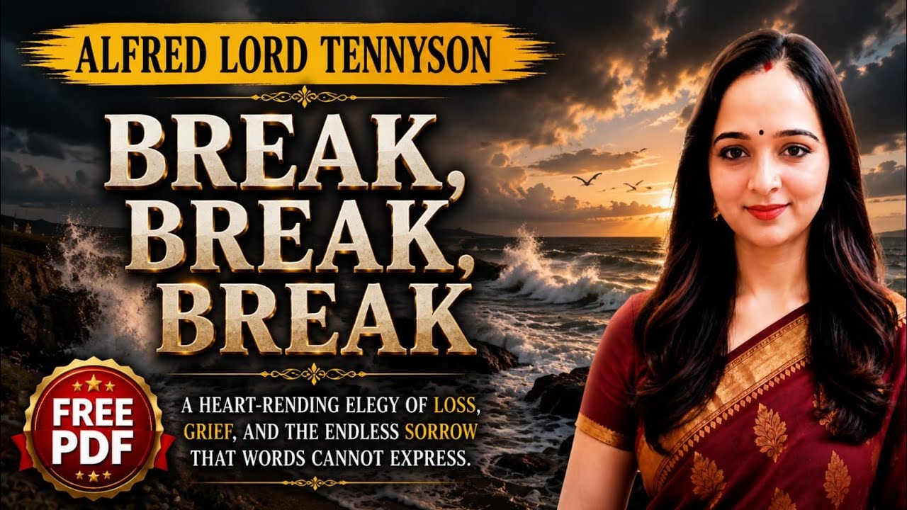 Break Break Break by Alfred Lord Tennyson | Break Break Break Poem | Alfred Lord Tennyson