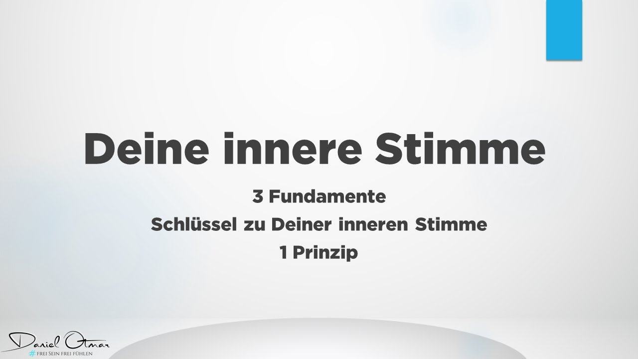 Deine innere Stimme | Daniel Otmar