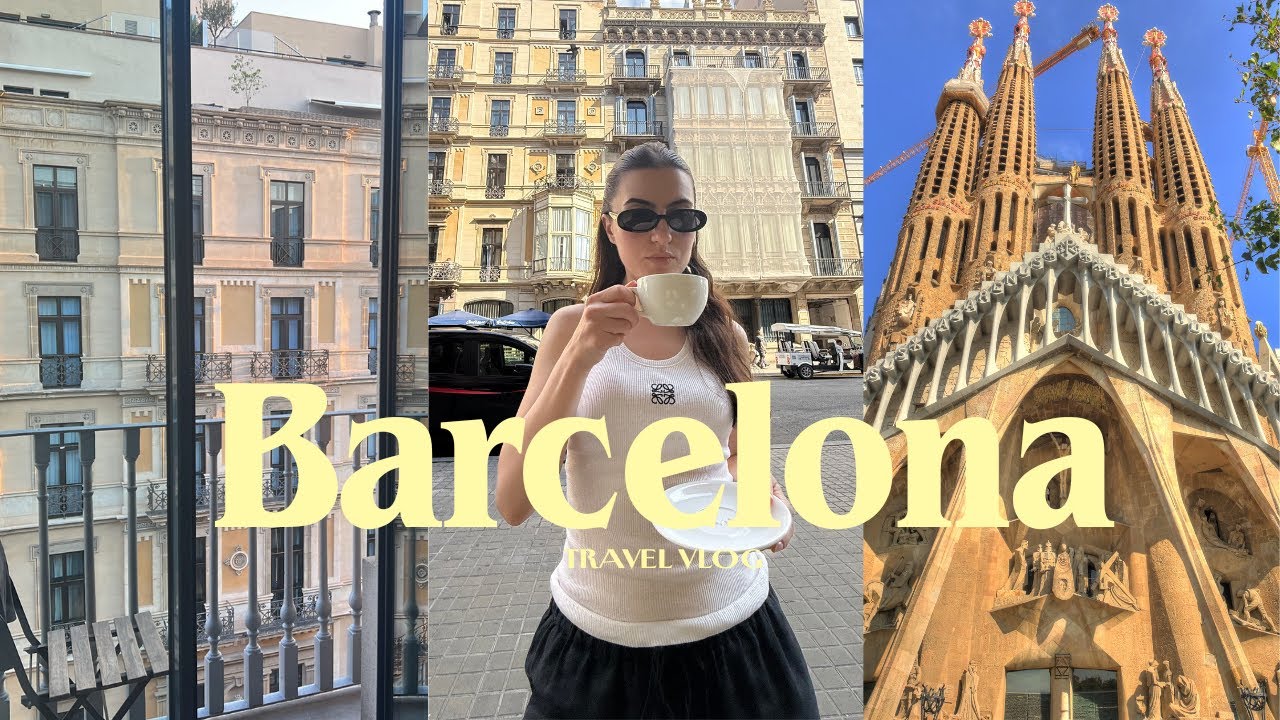 Barcelona, Spain🇪🇸 Exploring, Sagrada Família, Tapas, Travel Vlog | NihalTab