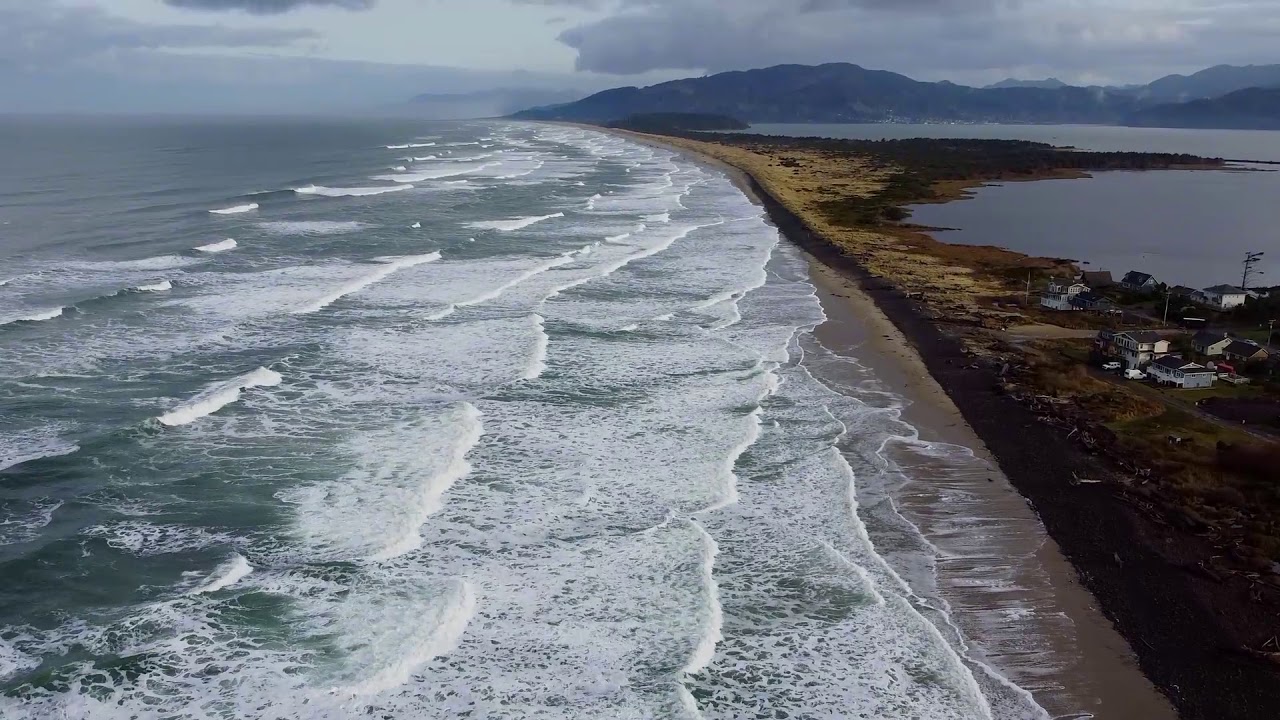 High Tide  Cape Meares Oregon